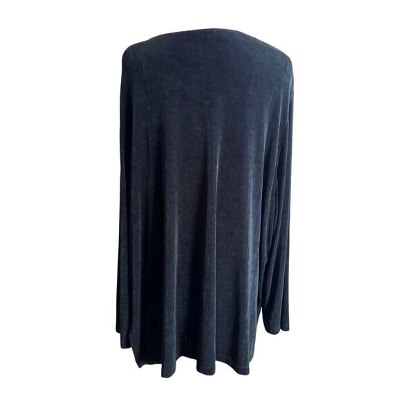 Vikki Vi 4X Plus Size Slinky Tunic Top EUC - Picture 4 of 4